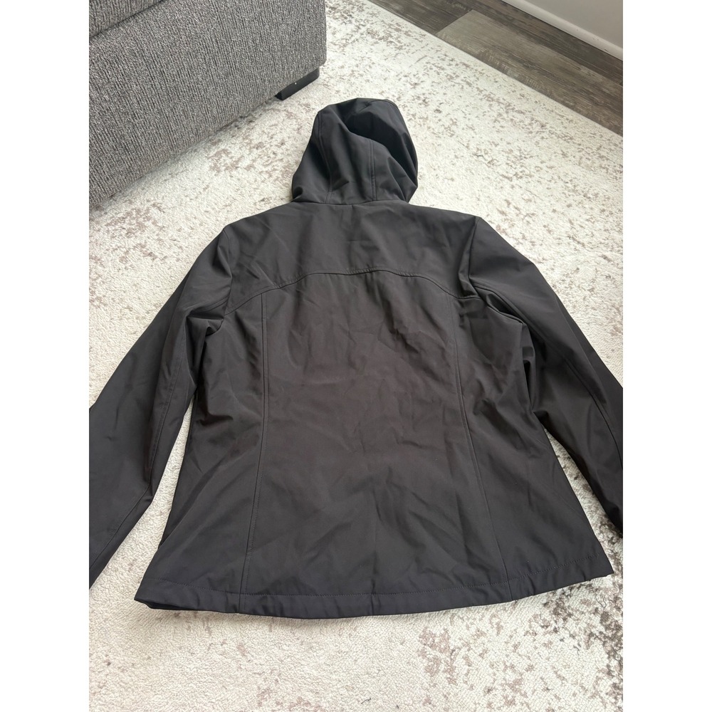 Calvin Klein Mens Infinite Stretch Softshell Hooded Jacket Black size XL - Picture 5 of 6